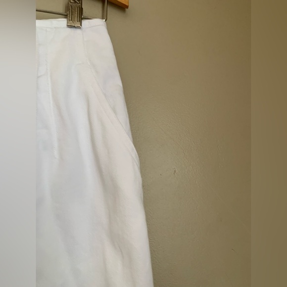 Liz wear liz Claiborne white 90’s denim jean skirt buttons vintage - Picture 5 of 9